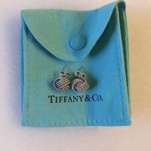 Tiffany silver earring studs